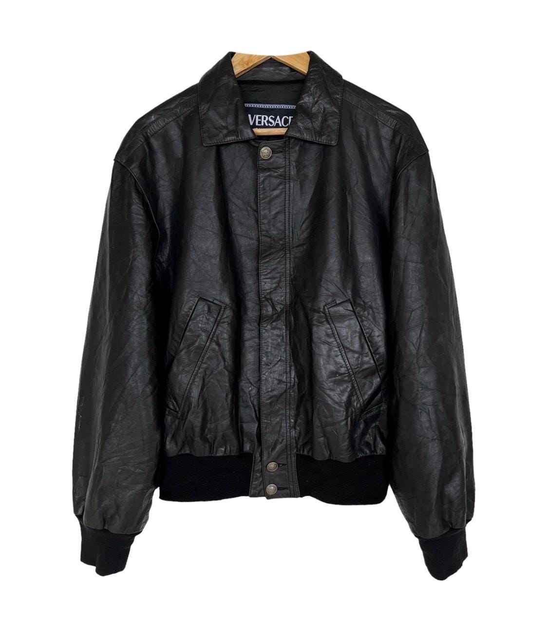 VERSACE MA-1 フライトジャケット 36 GIANNI 90年代 イタリア製 VERSACE フライトジャケット ボンバー