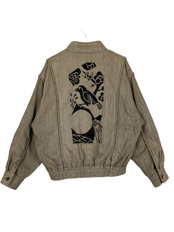 ジャケット・アウター Masao Shimizu/vintage fabric JKT Vintage 80s Intermezzo Durban Bomber Jacket Japanese Designer