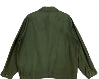 ジャケット・アウター 90s dunhill linen jacket ma-1 italy made 90s dunhill linen jacket ma-1 italy made