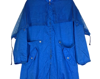 Pick" Arkiv 1992 Issey Miyake Medular Mesh Windjacka, Tillverkad i Japan - Storlek M