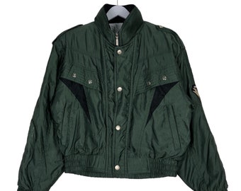 Vintage Yamaha Ski Astro Jacket: Bomber Style, Size M