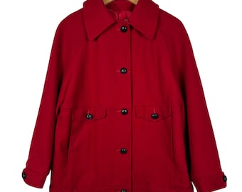 Vintage Mackintosh Of New England Wool Coat -  Size 12