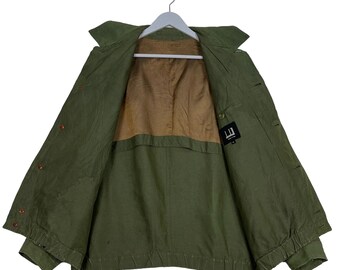 ジャケット・アウター 90s dunhill linen jacket ma-1 italy made Vintage Dunhill Silk Linen Jacket Made in Italy - Etsy