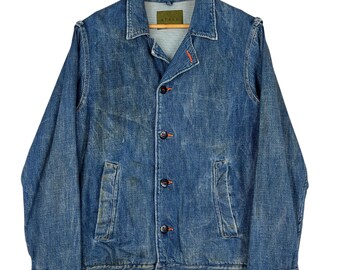Kurtka Vintage Stall Indigo Dyed – rozmiar M