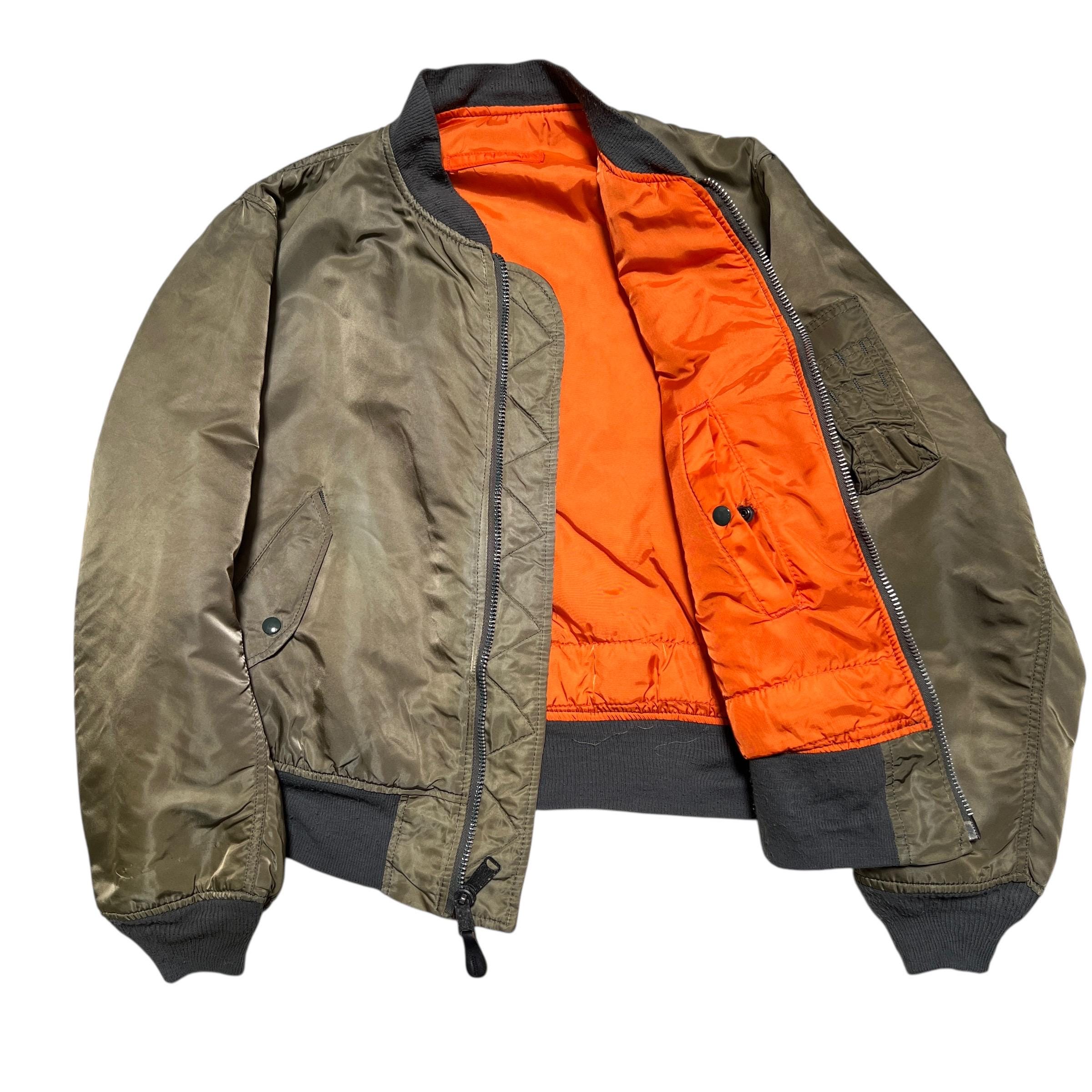 80s alpha USA製　reversible ma-1 bomber Alpha Industries Made In USA USAF Vintage MA-1 Alpha … - Gem