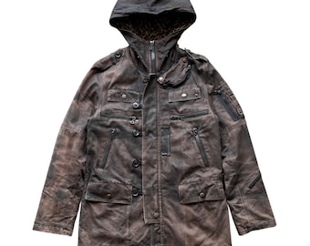 Roen X Mastermind Japan Coated Cargo Parka - Size S