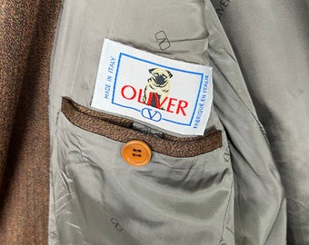 「OLIVER」By VALENTINO ジャケット made in Italy Vintage Oliver Valentino Tailor Blazer Jacket Made in Italy