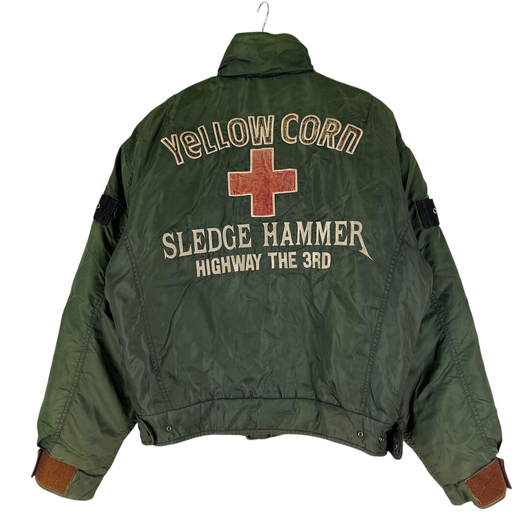 YELLOW CORN HIGHWAY MAGICIANジャケット Vintage Yellowcorn Highway Magician Tokyo Yokohama Bomber Jacket