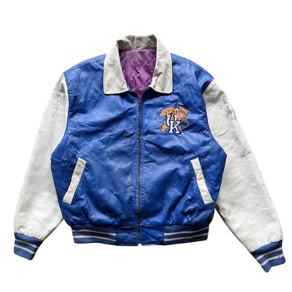 Vintage All-leather Kentucky Wildcats Varsity Jacket - Etsy Israel