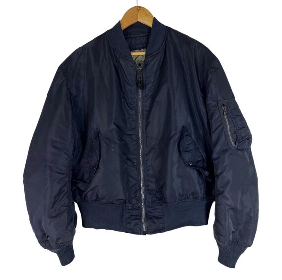 ALPHA INDUSTRIES USA製U.S. AIRFORCE MA-1 Vintage Usaf Ma 1 Alpha Industries Bomber Jacket Made in Usa Size