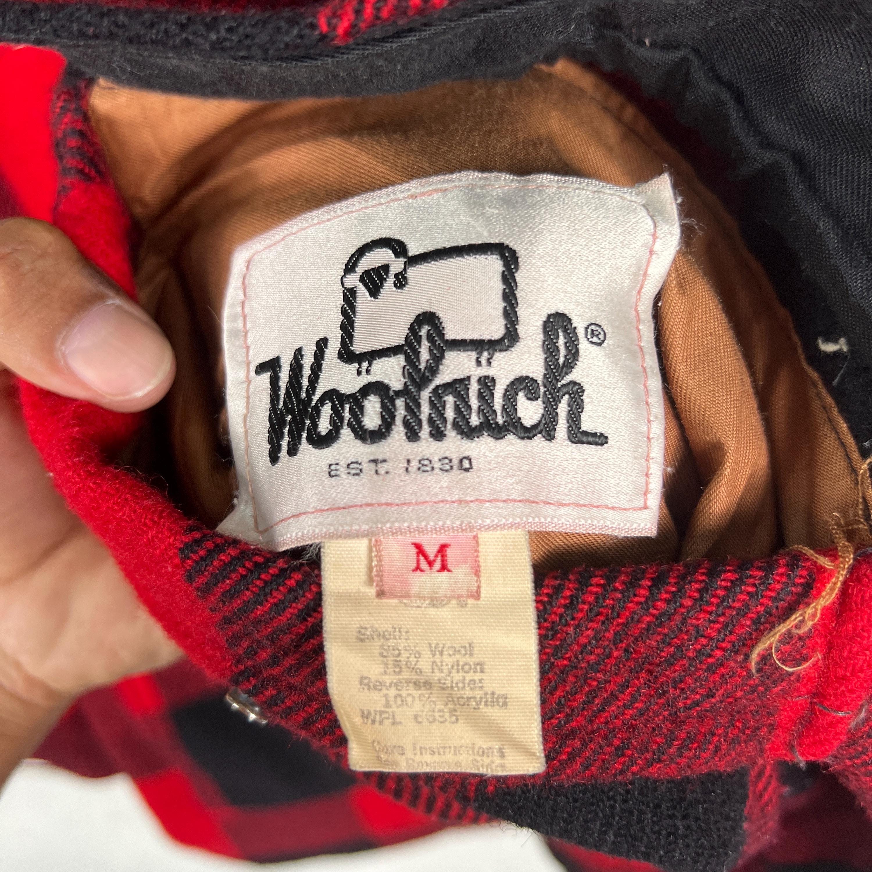 70s 80s Vintage Woolrich Reversible Plaid Check Hunting Jacket
