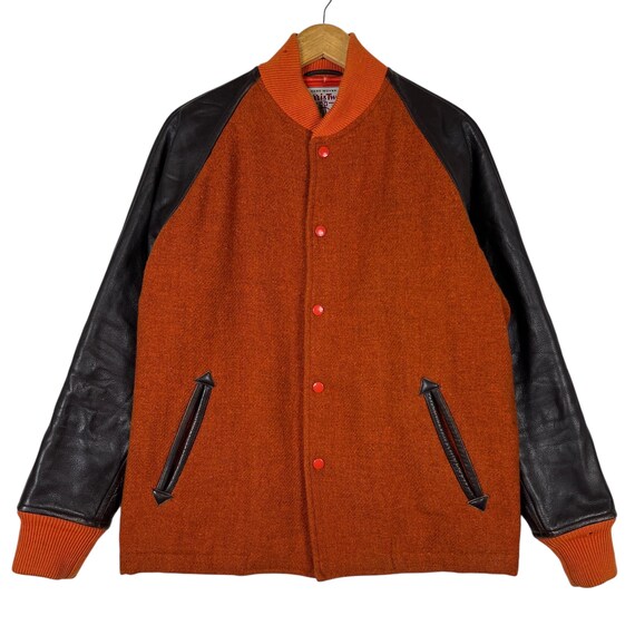 Vintage Paul Smith X Harris Tweed Varsity Bomber Jacket Size M