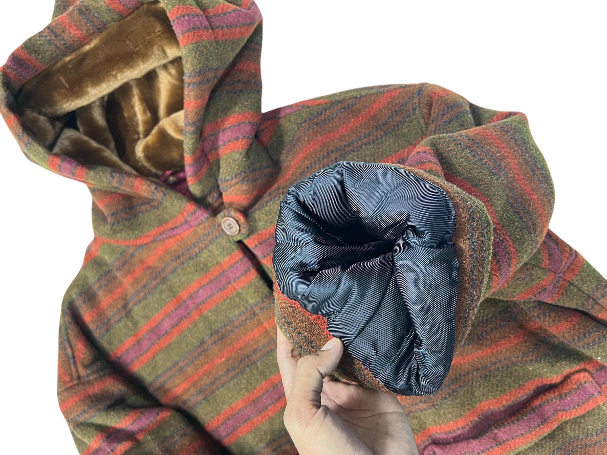 Vintage 90s Romeo Gigli Hoodie Coat Jacket Archive Collet Size on