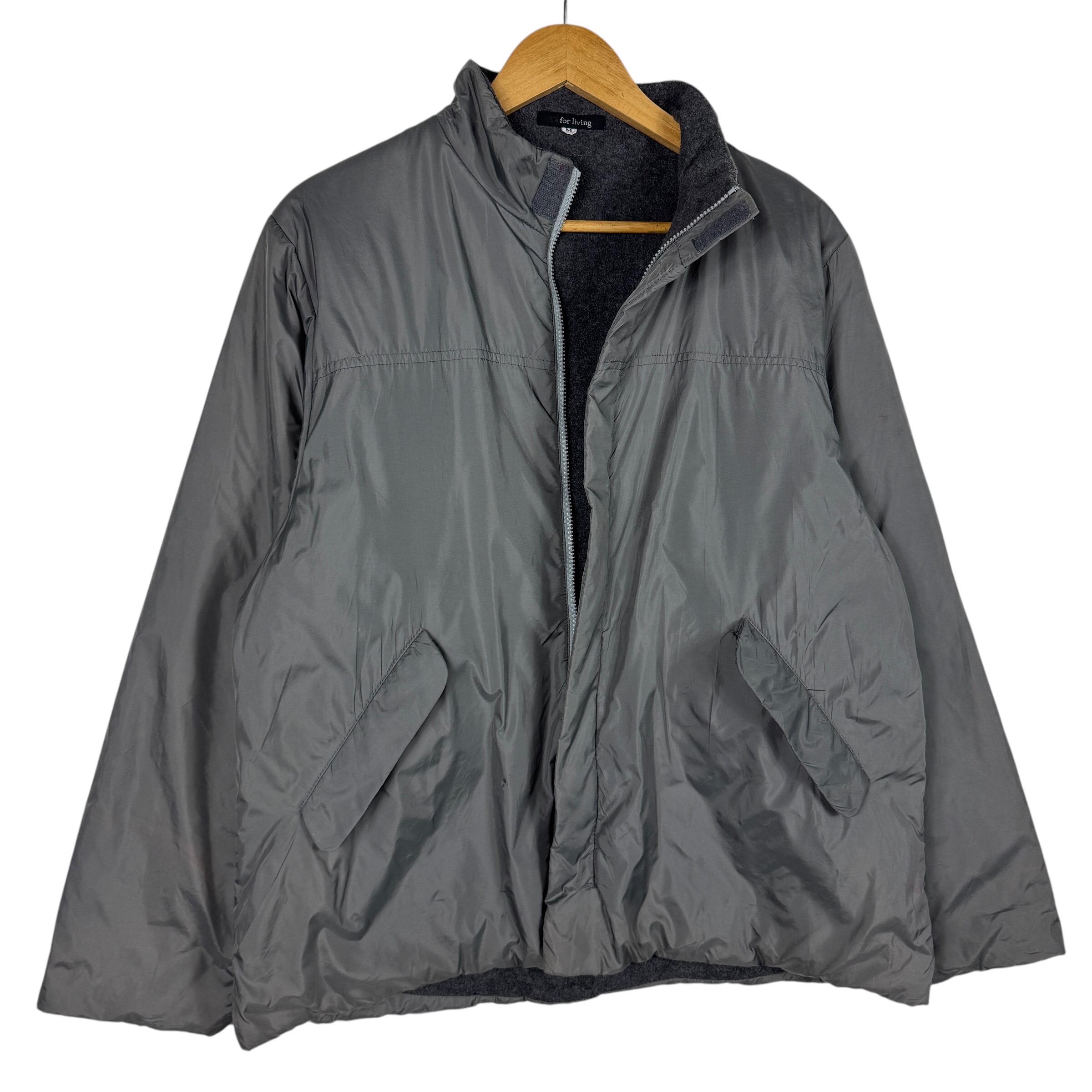 【90~00s_vintage】Y’sヨウジヤマモト WoolZipHoodie 90s Y's for Living Yohji Yamamoto Zip up Insulated Jacket Made in