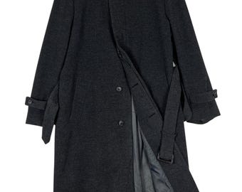 Vintage mochiko koshino london wool single breasted belt Coat made in japan size L