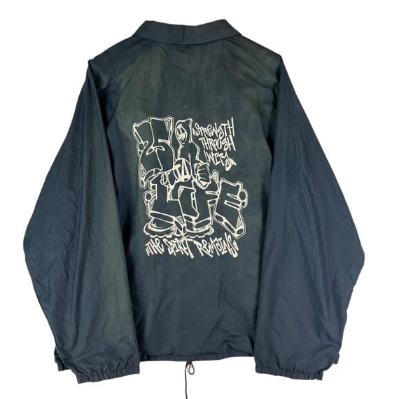 Vintage 90s 25 Ta Life Hardcore Band Coach Jacket (XXL) - Etsy