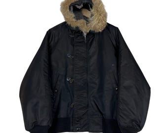 Vintage Alpha Industries N-2B Bomber Jacket - Short Waist Parka