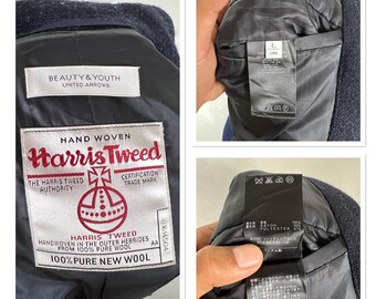 Vintage Harris Tweed Beauty and Youth United Arrows