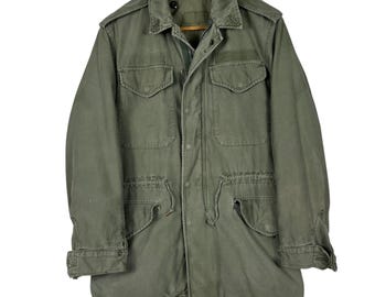 Vintage 50s OG 107 Military Field Jacket - Crown Zipper, Made in