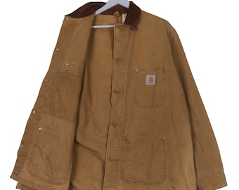Chaqueta de trabajo Carhartt vintage: ropa de trabajo de lona de pato de los años 70 y 80.