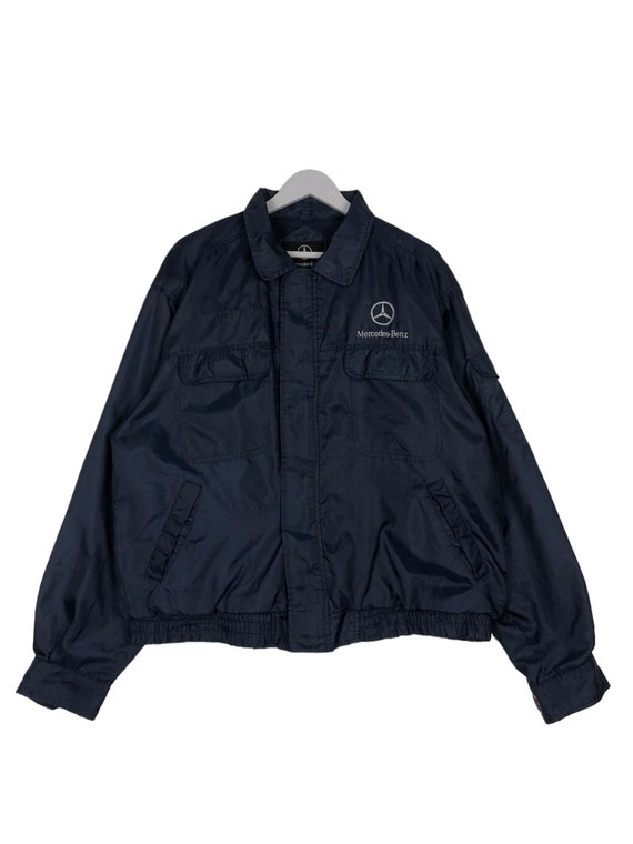 Vintage 90s Mercedes Benz Nylon Bomber Jacket Size L Vintage 90s Mercedes Benz Nylon Bomber Jacket Size L