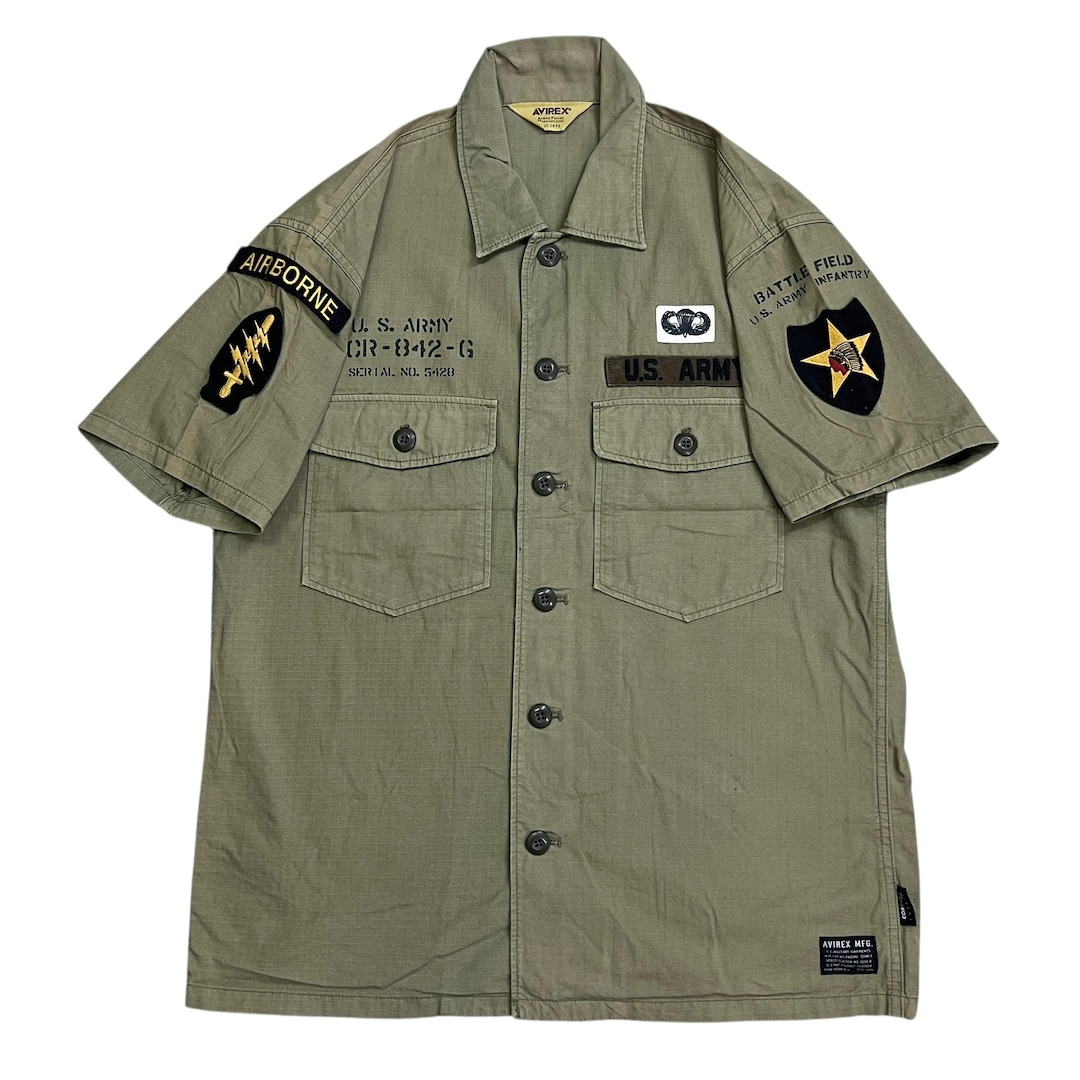 Vintage Avirex U.S. Army Infantry Short-sleeve Cordura Fabric