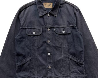 Vintage Agnes B. Denim Trucker Jacket: Made in France, Size M - Etsy