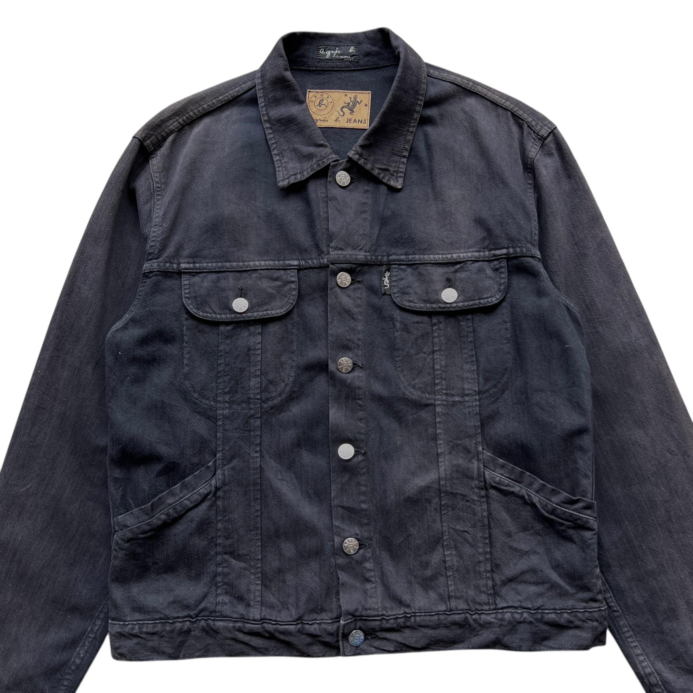 Vintage Agnes B. Denim Trucker Jacket: Made in France, Size M - Etsy