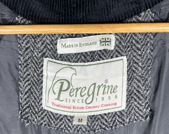 Vintage Harris Tweed X Peregrine Harringbone Bomber Jacket