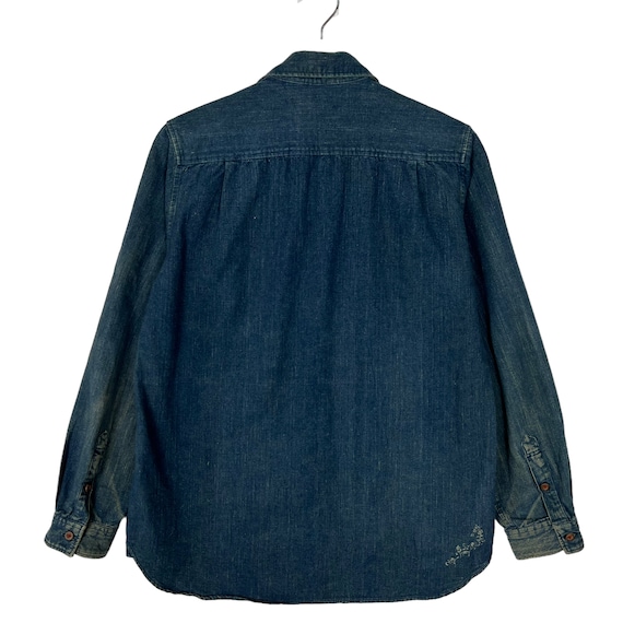 ジャケット・アウター 90s Rare Vintage Indigo Dyed Denim Coat 90s Rare Vintage Indigo Dyed Denim Coat ジャケット・アウター