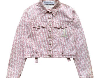 Vintage 90's CHRISTIAN DIOR Paris John Galliano Monogram Trotter