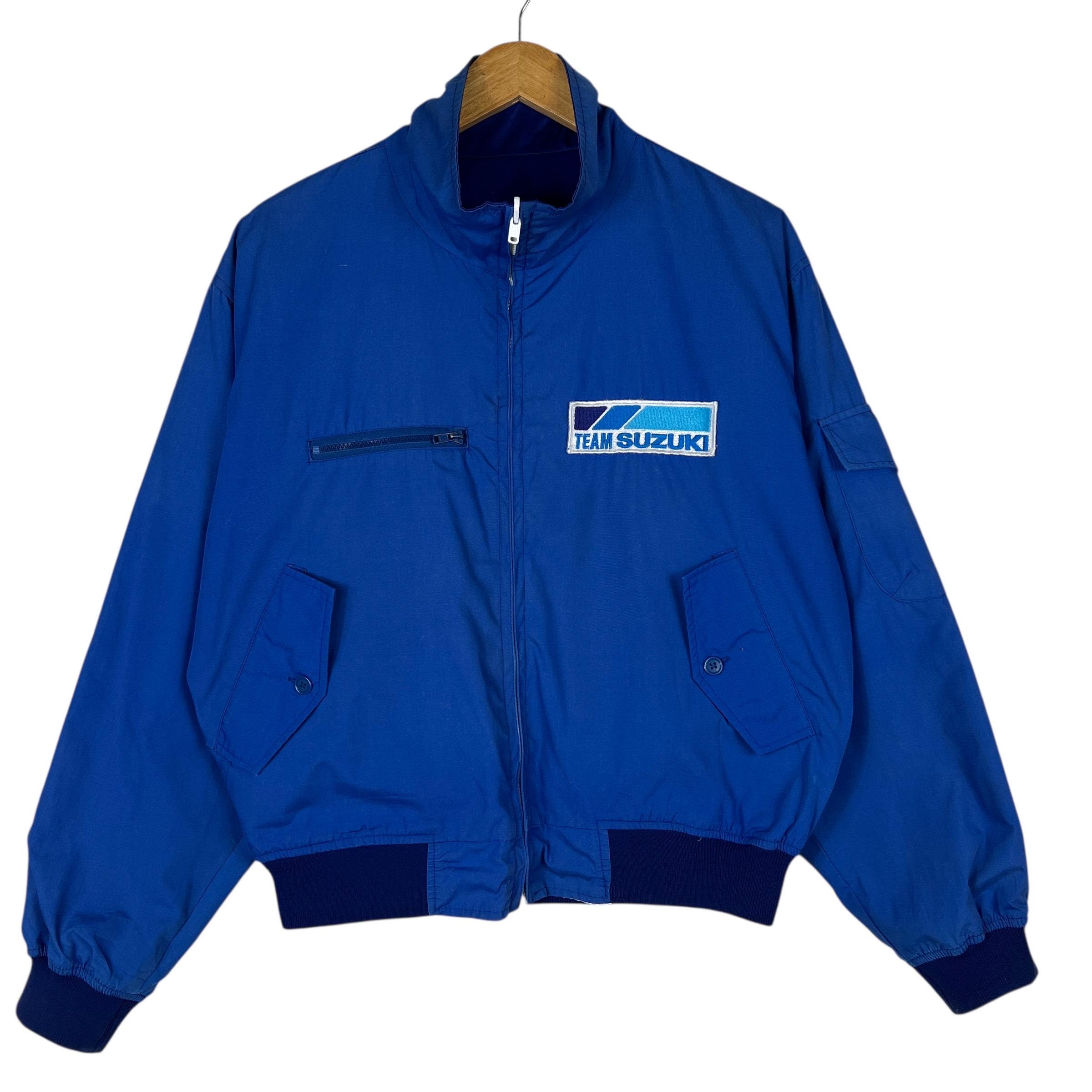 Vintage Suzuki Racing Team Reversible Bomber Jacket Made in Japan