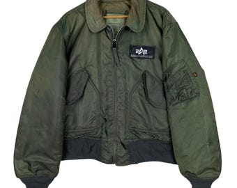 Alpha Industries CWU-45 Flyer's Jacket - Etsy