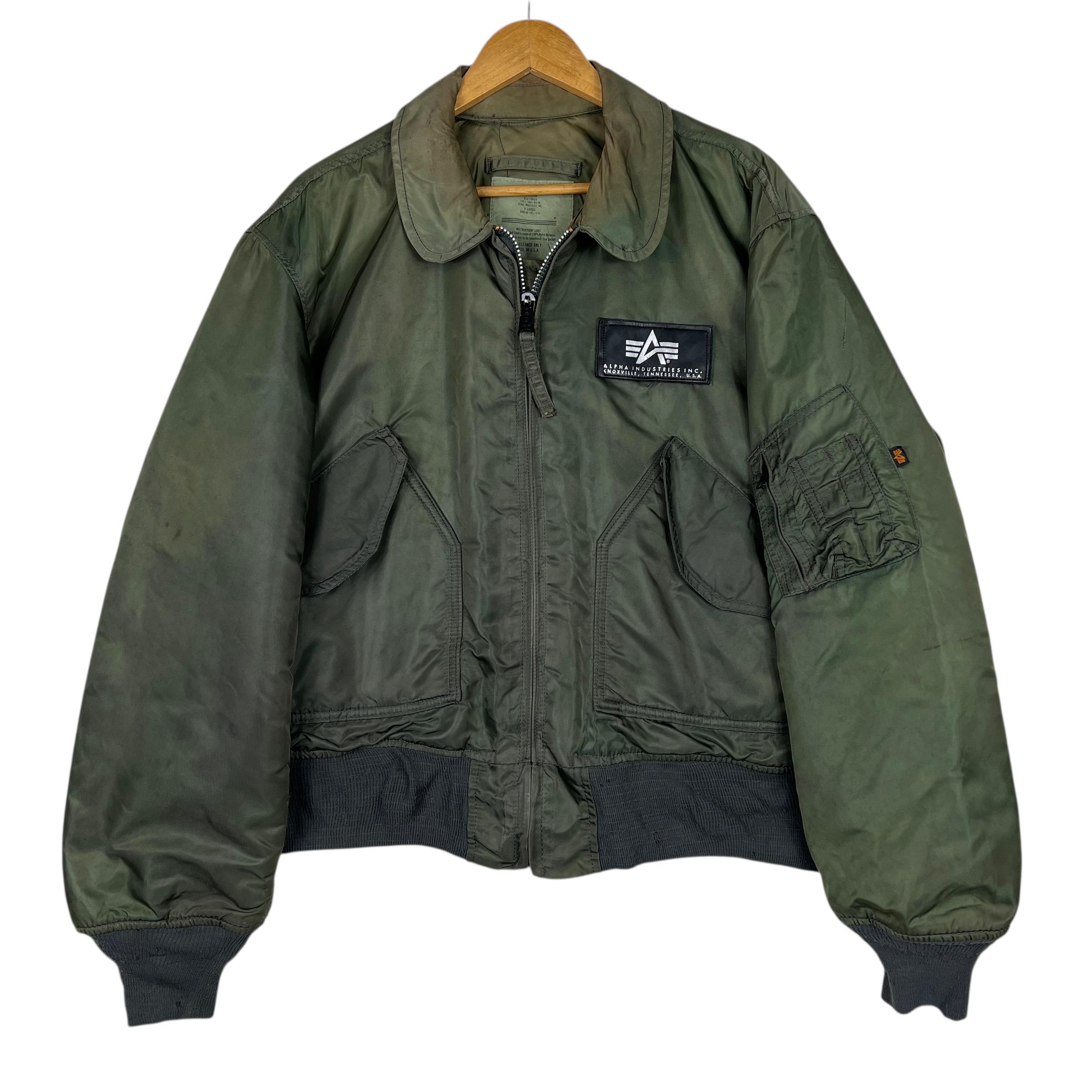 Vintage Alpha Bomber Jacket - Vintage Military CWU-45/P Flight