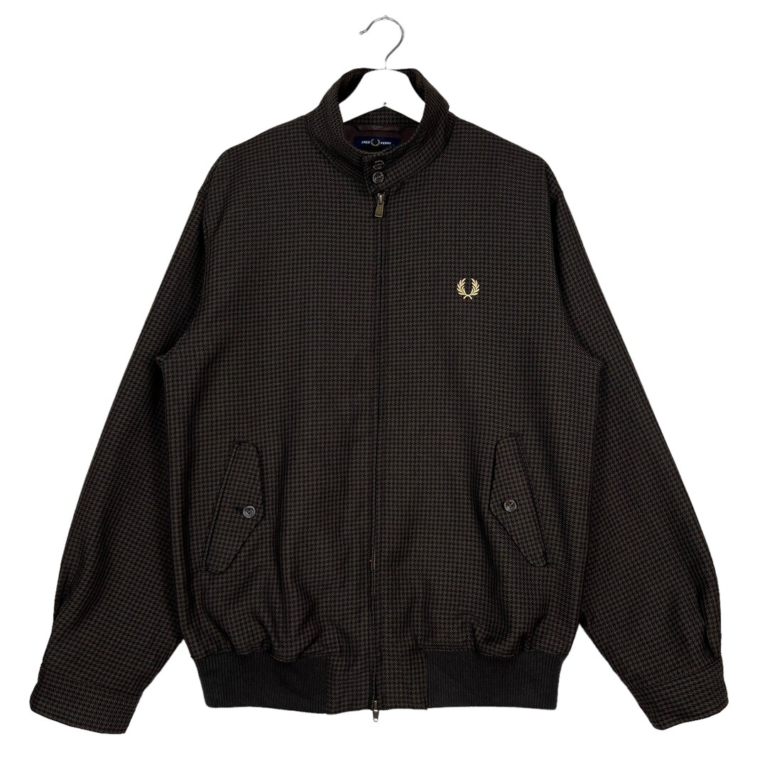 ジャケット・アウター Fred Perry Jersey Bomber Neck Jacket Fred Perry Men's Reflective Bomber Neck Track Jacket in