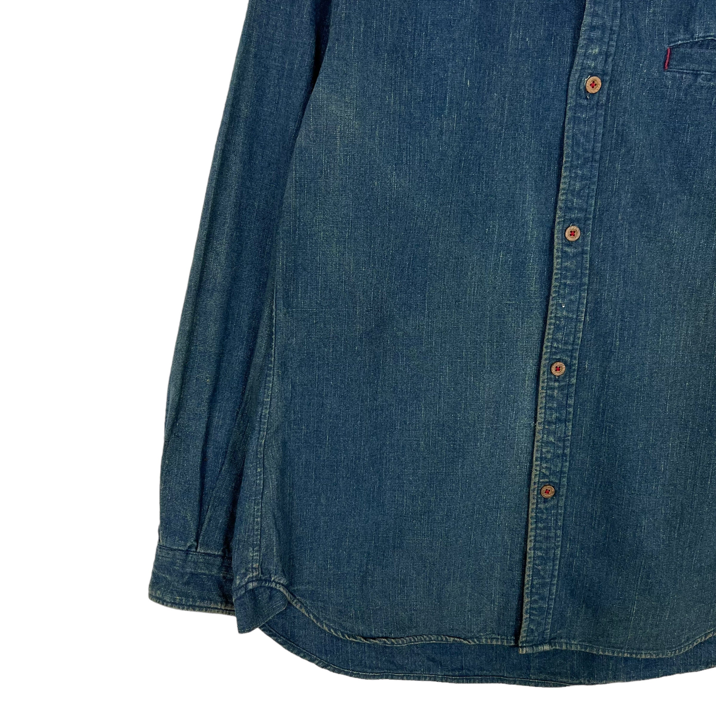 ジャケット・アウター 90s Rare Vintage Indigo Dyed Denim Coat 90s Rare Vintage Indigo Dyed Denim Coat ジャケット・アウター