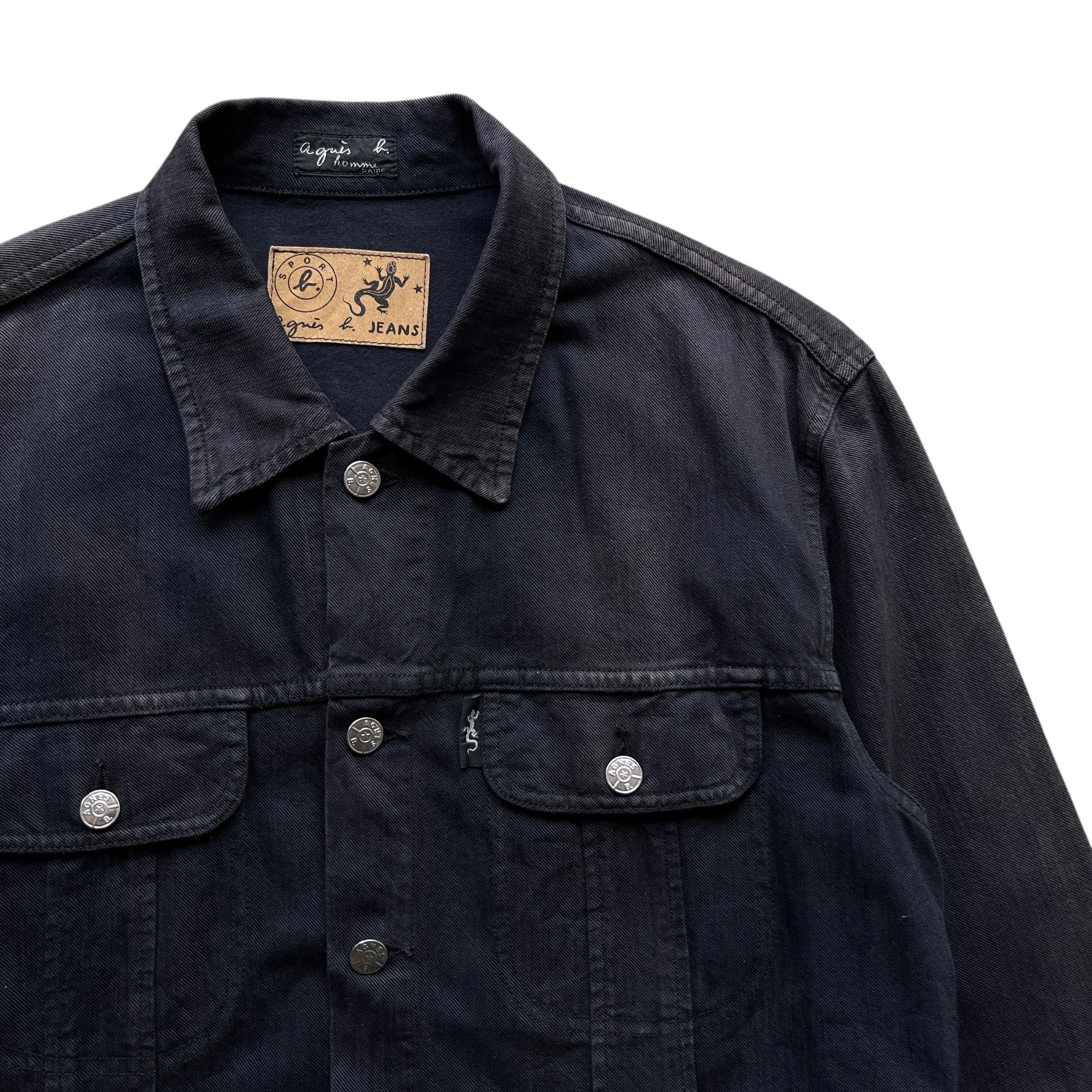 Vintage Agnes B. Denim Trucker Jacket: Made in France, Size M - Etsy