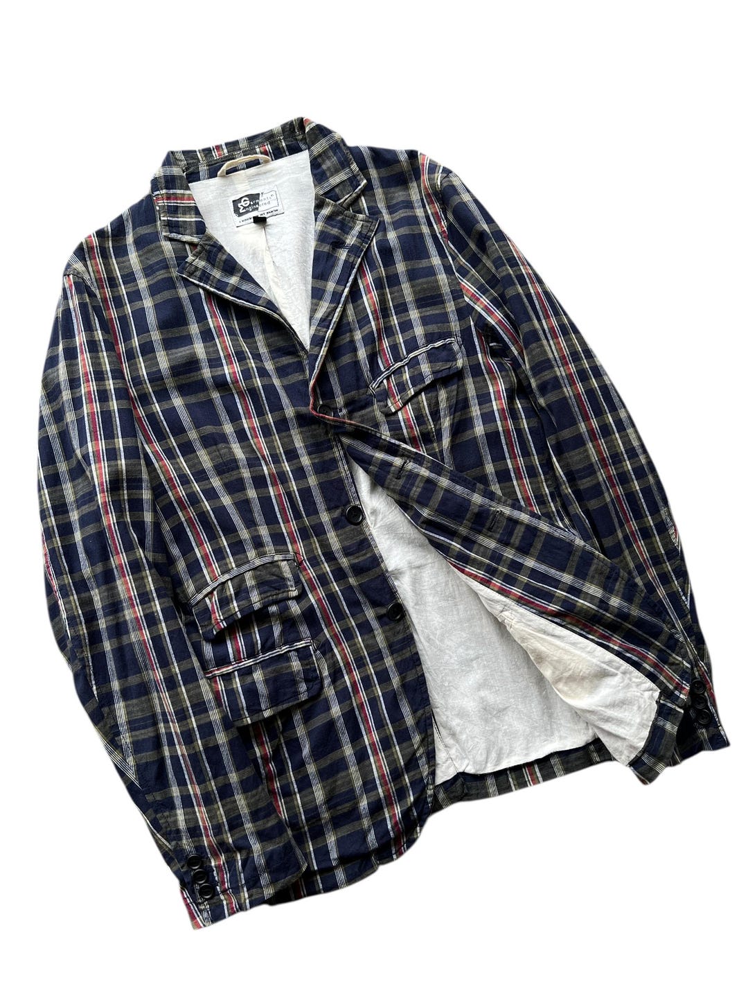 ENGINEERED GARMENTS チェックジャケット 53-10-129 ヴィンテージ エンジニアード ガーメンツ チェック柄ジャケット