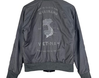 Monkey Time United Arrows vändbar Sukajan bomberjacka storlek small