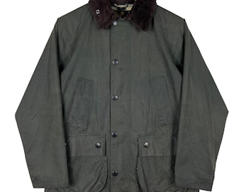 Vintage Barbour Bedale Jacket Made In England - Size S / Detail At Photo