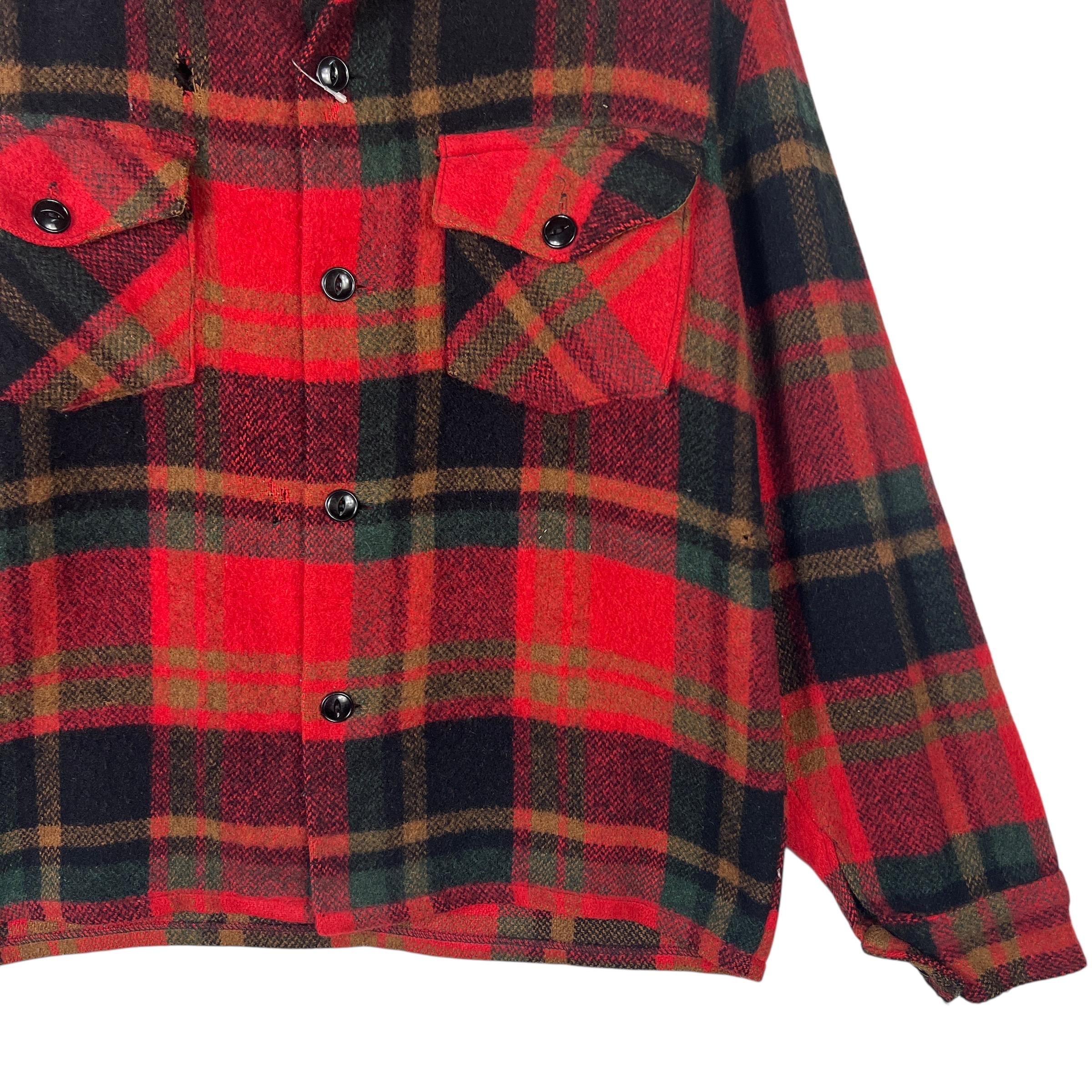 Vintage 50s Buffalo Plaid Check Cpo Jacket - Etsy