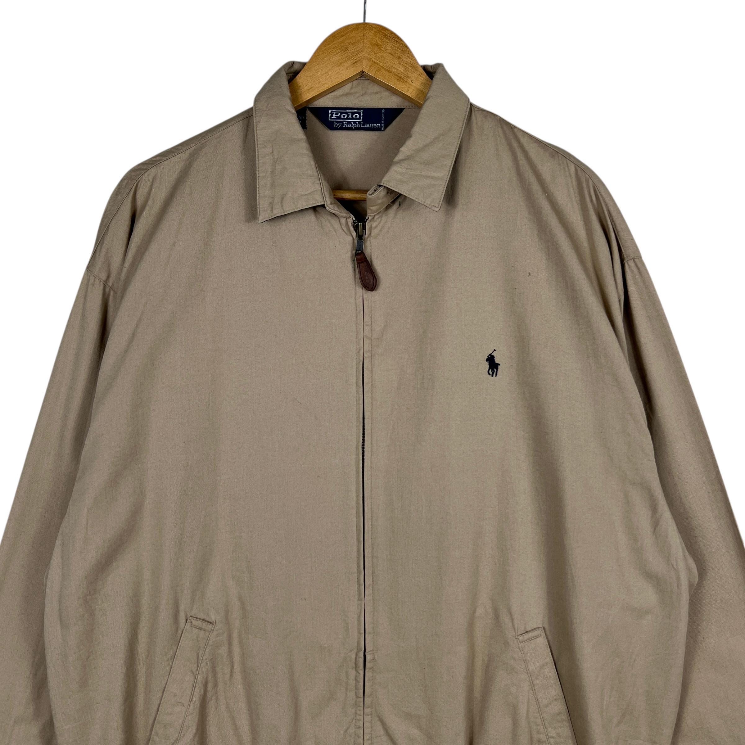 Vintage Polo Ralph Lauren Biege B-swing Harrington Casual Jacket