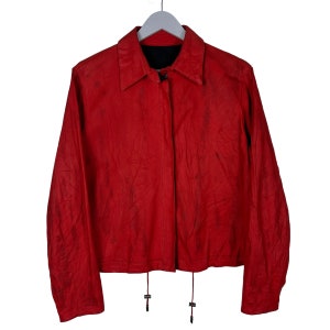 Vintage Bally Reversible Leather Bloudon Jacket Made in Italy