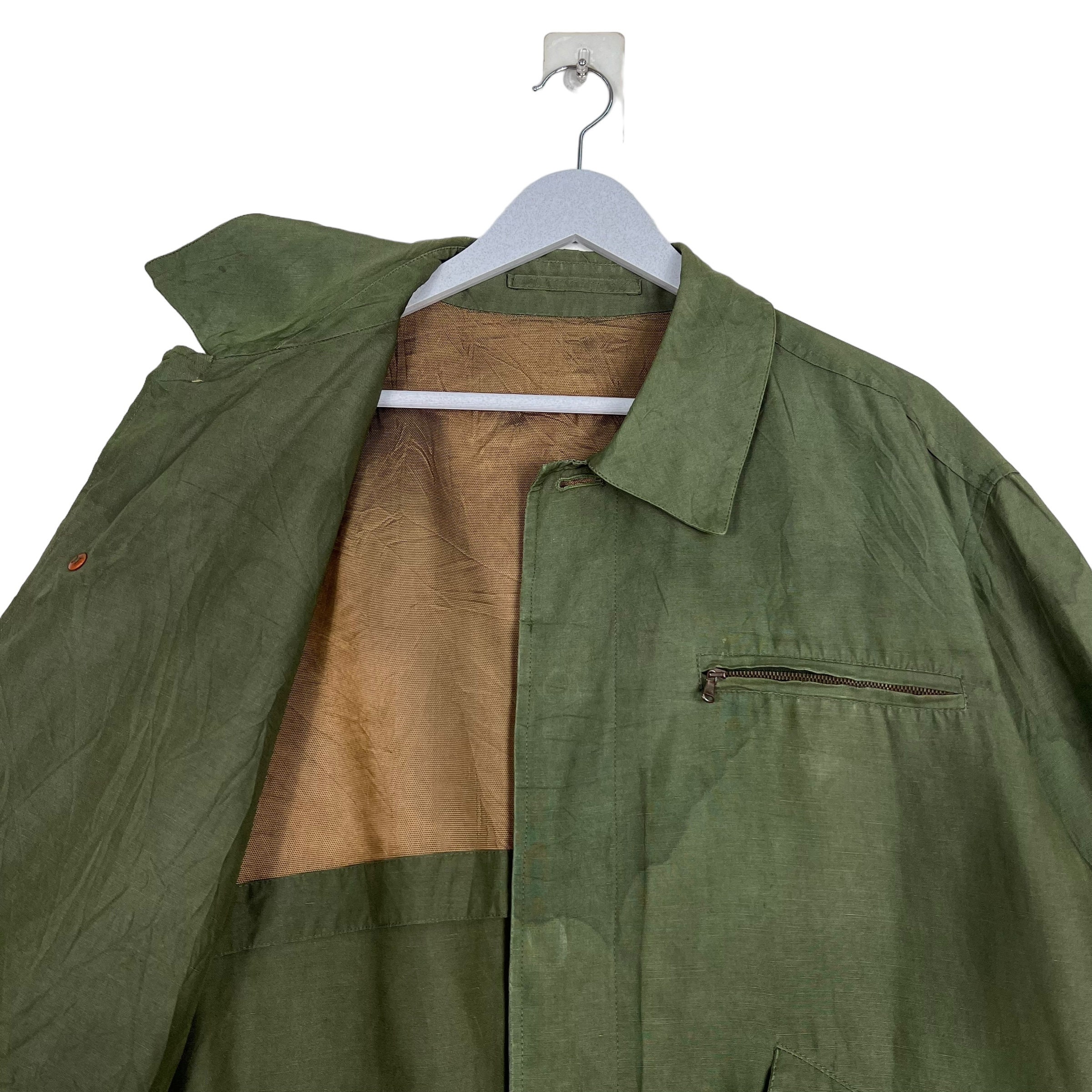 ジャケット・アウター 90s dunhill linen jacket ma-1 italy made 90s dunhill linen jacket ma-1 italy made