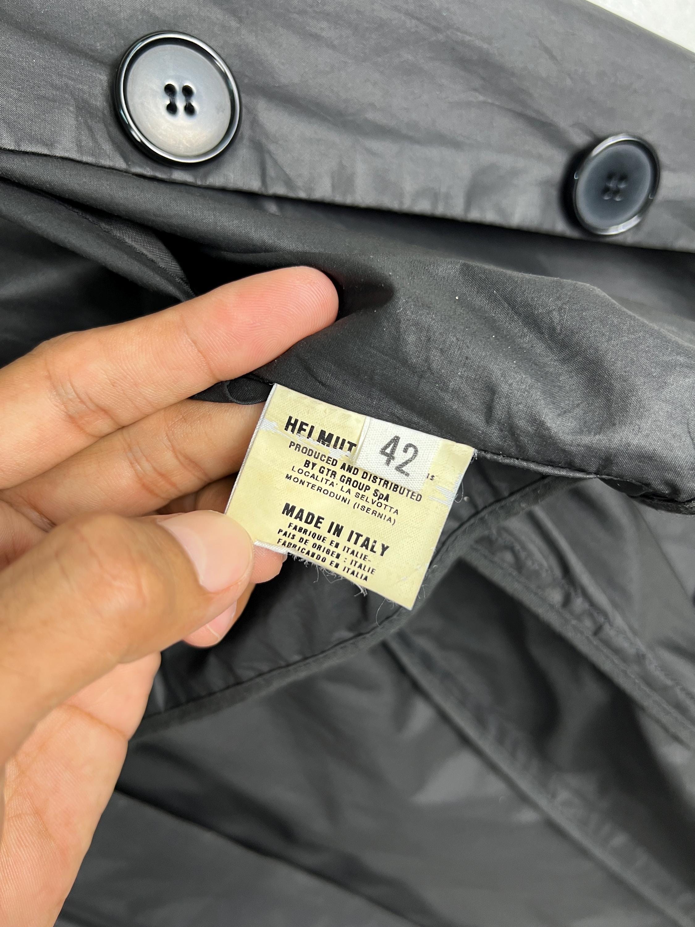 Vintage 1998 Helmut Lang Light Long Coat Made in Italy - Size 42