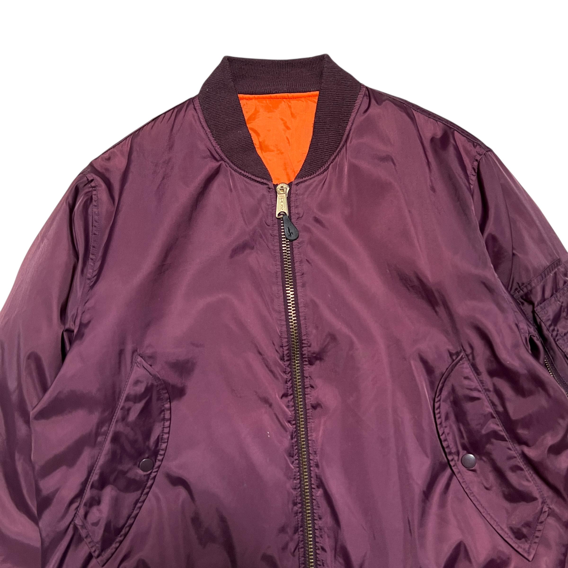 ス*か様 【早い者勝ち】リバーシブル MA-1ジャケット バーガンディ/オレンジ il_fullxfull.7068187688_amhe.jpg