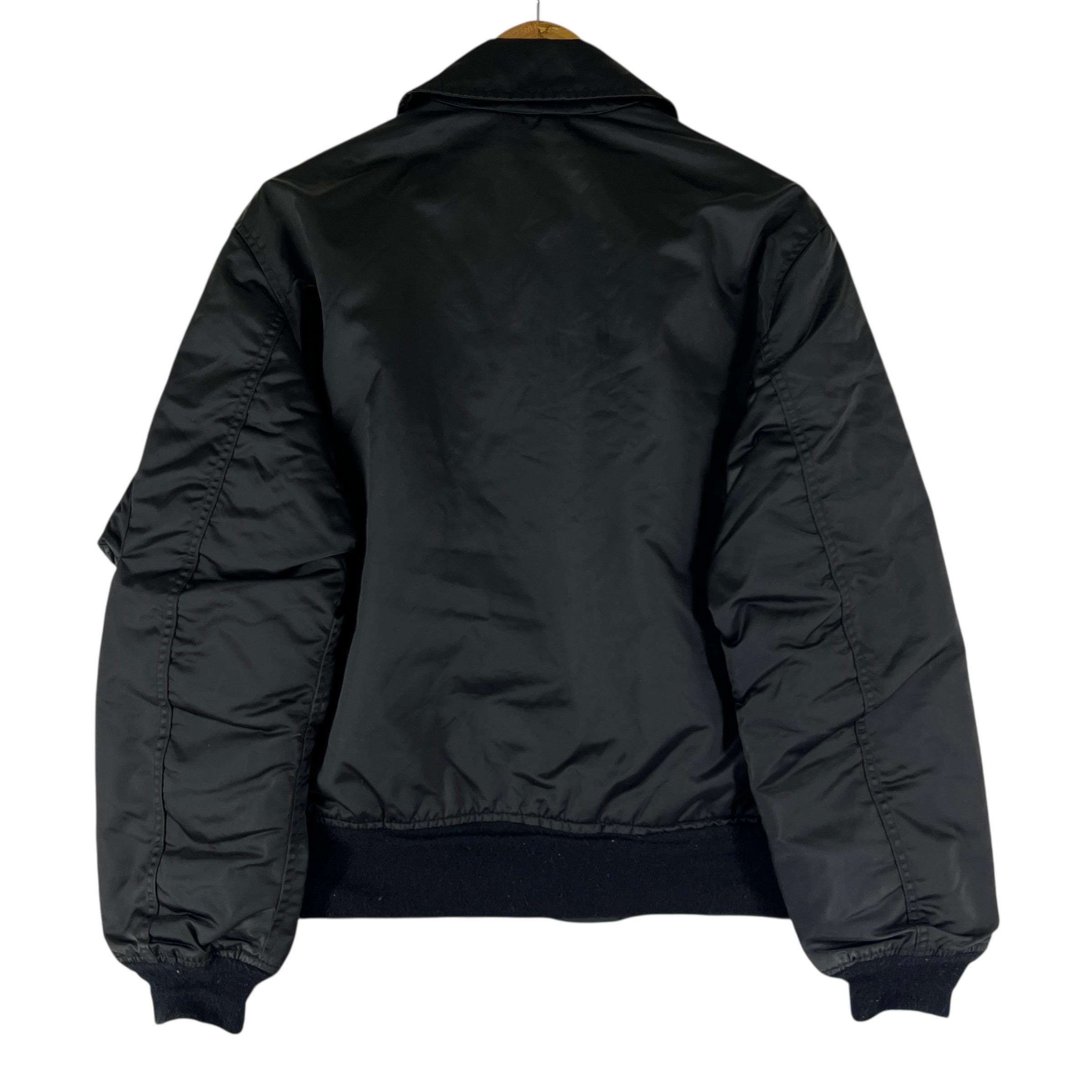 80s Vintage USAF Type CWU - 45 P Isratex Inc Satin Bomber Jacket