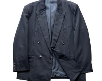 Comme Des Garcons Homme Plus Wool Blazer - Double Breasted Jacket - Size L