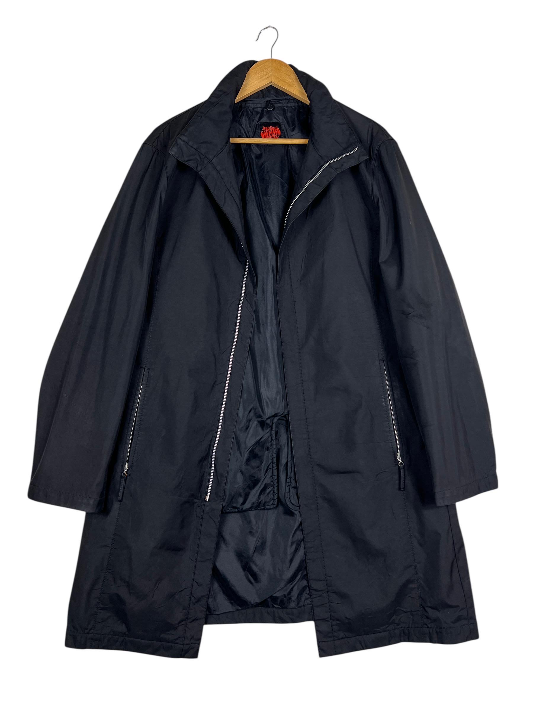 Vintage Jean Paul Gaultier Insulated Nylon Trench Coat Made in
