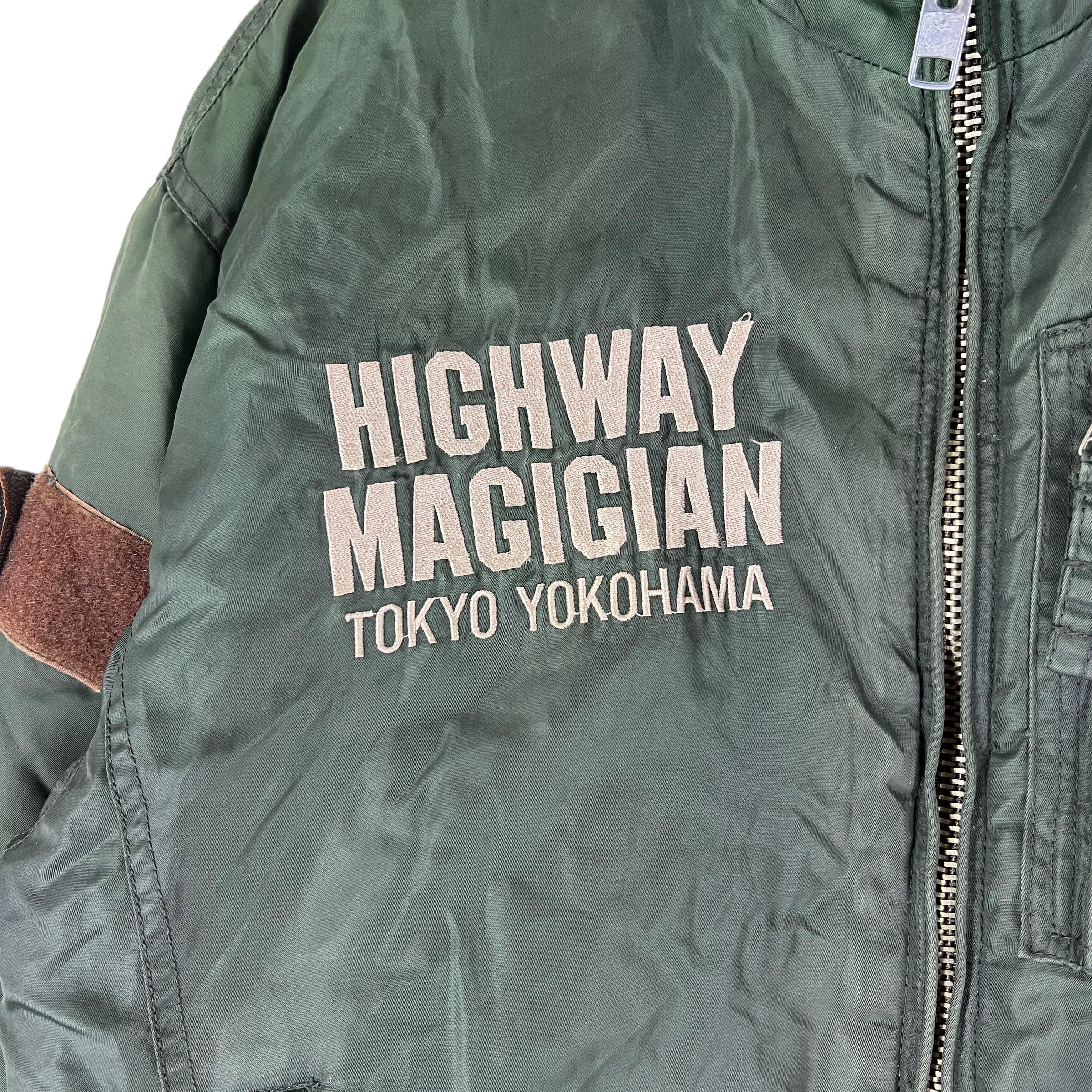 Vintage Yellowcorn Highway Magician Tokyo Yokohama Bomber Jacket